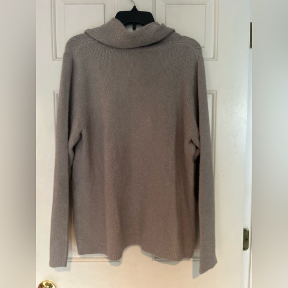 J Jill Light Gray Cowl Neck Sweater. L. NWT. - Picture 5 of 5
